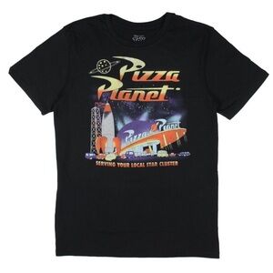 Toy Story Mens' Pizza Planet Serving Your Local Star Cluster T-Shirt Size XL